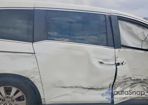 2014 Honda Odyssey Exl z USA, uszkodzony, nr VIN 5FNRL5H60EB139414